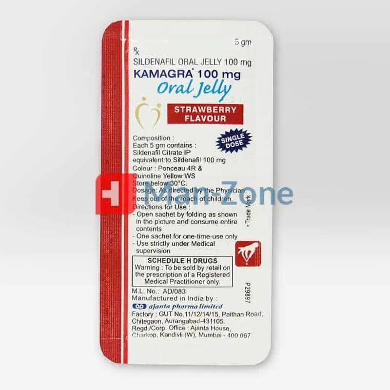 Kamagra Oral Jelly 100 mg kamagra gel 100 mg sáčok