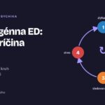 Psychogénna erektilná dysfunkcia: keď je príčina v hlave Schéma bludného kruhu výkonnostnej úzkosti: zlyhanie, obava, sledovanie seba a stresová reakcia